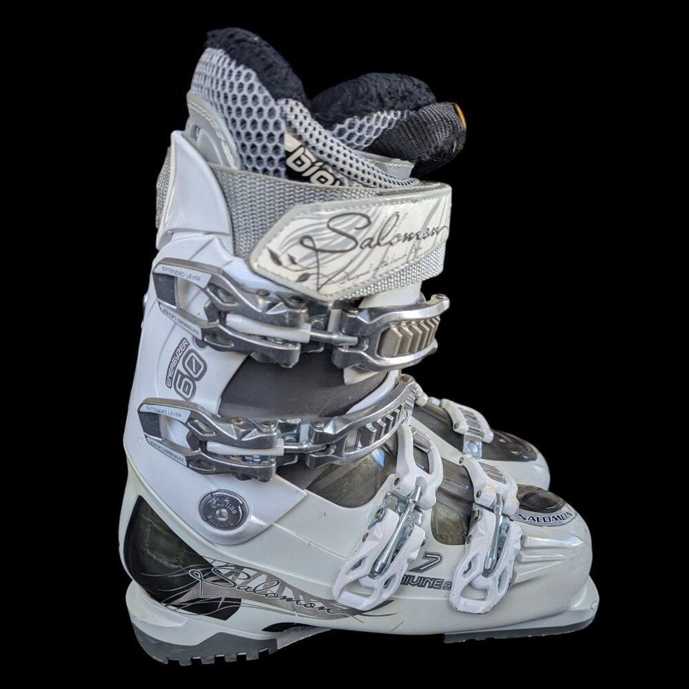 Salomom 7 Divine RS Women's Downhill Ski Boots - Size 24.0 = Women's Size 6.5